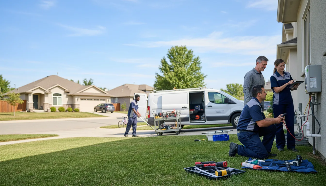 Tankless water heater service in Gwinner, ND